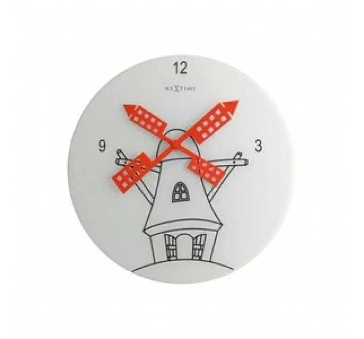 Stilnovo  The Windmill Wall Clock - White