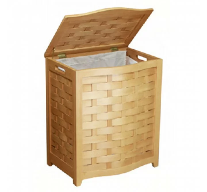 Natural Finished Bowed - Lid Opened