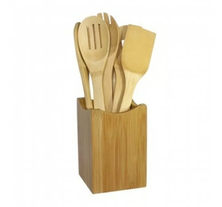 Oceanstar 7 Piece Bamboo Cooking Utensil Set 