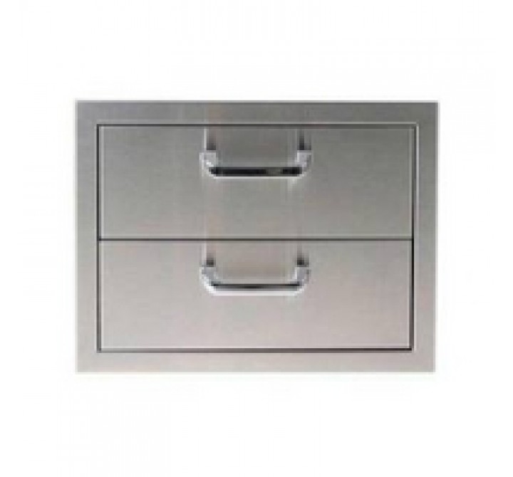 Outdoor Greatroom Company 2 Drawer Storage - Front Angle