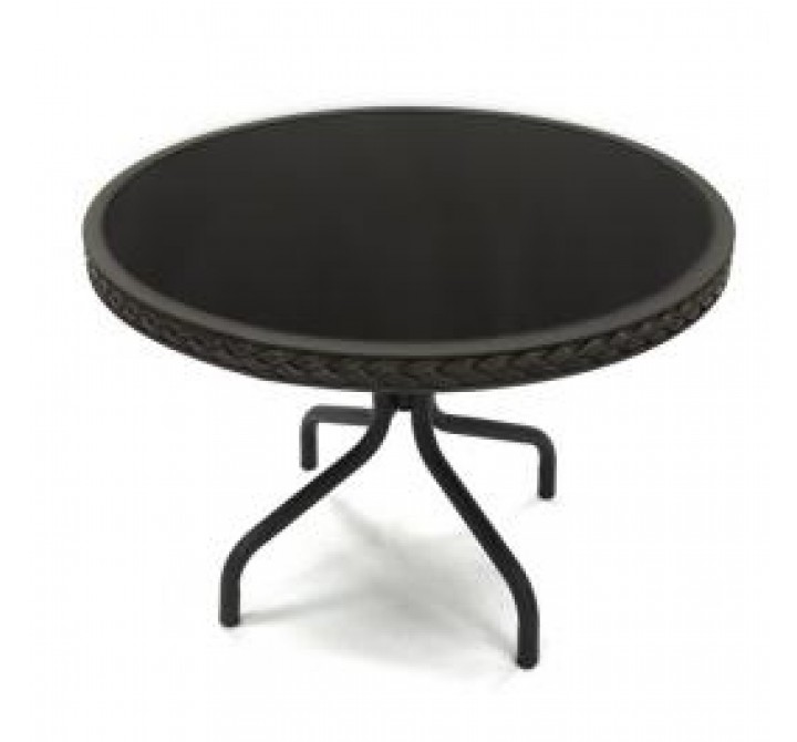 Outdoor Greatroom Company Sun Lounger Side Table - Front Side Top Angle