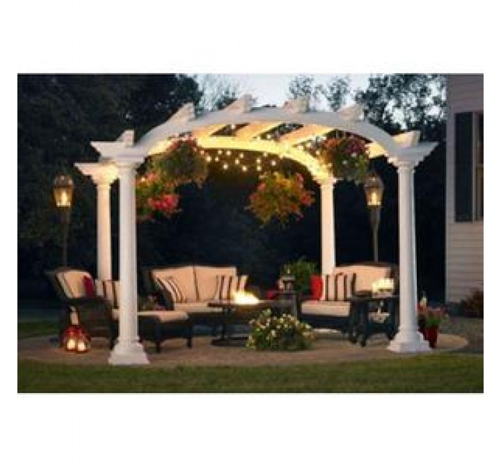 Outdoor Greatroom Company Cape Cod Pergola - Lifestyle