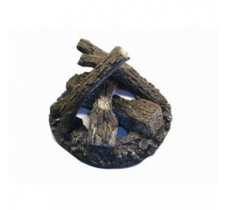 Outdoor Greatroom Company Optional Logs for all Crystal Fire - Angle
