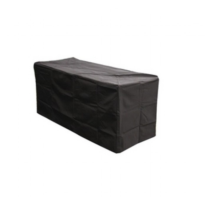 Outdoor Greatroom Company Rectangular Vinyl Cover for Key Largo Fire Pit - Front Side Angle