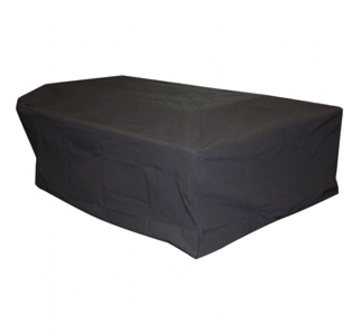 Outdoor Greatroom Company Rectangular Vinyl Cover for Uptown Fire Pit - Angle