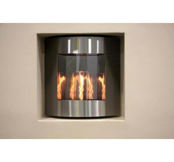 Outdoor Greatroom Company Inspiration - Gel Fuel Fireplace - Lit
