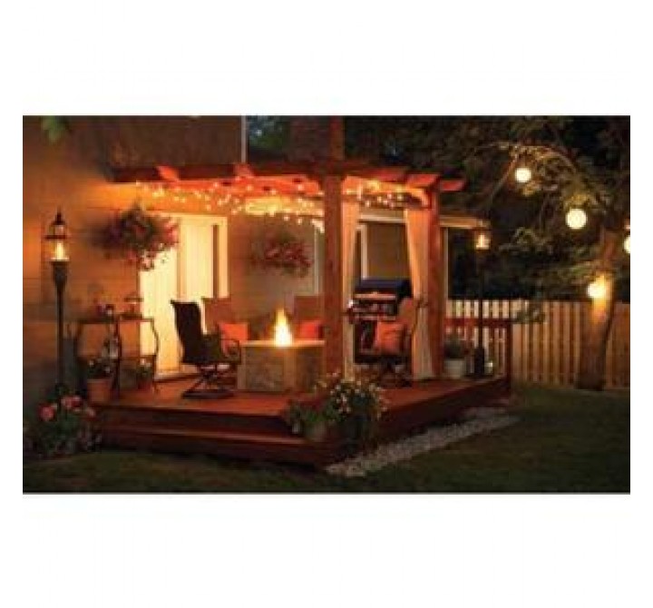 Outdoor Greatroom Company Patio Pergola - Redwood - Lifestyle