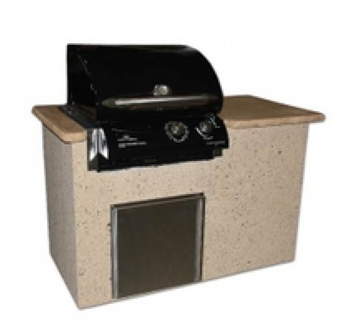 Outdoor Greatroom Company St. Lauranine Outdoor Kitchen - Front Side Angle