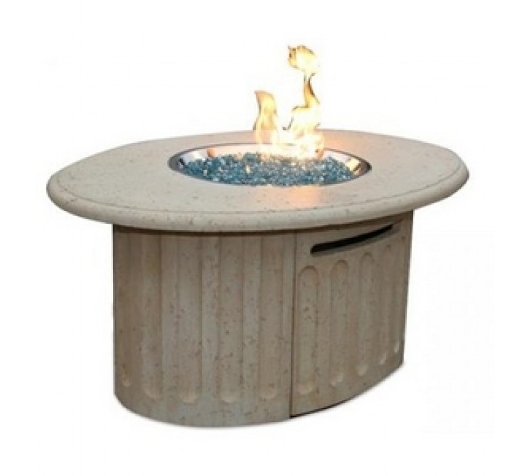 Outdoor Greatroom Company Tuscany Fire Pit - Lit