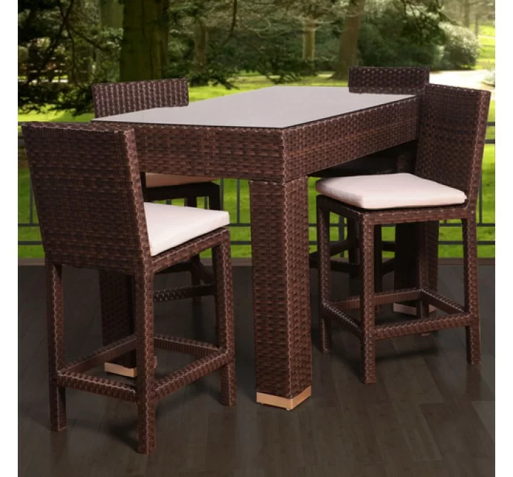 International Home Miami Atlantic Monza 5-pc Bar Set Rectangular