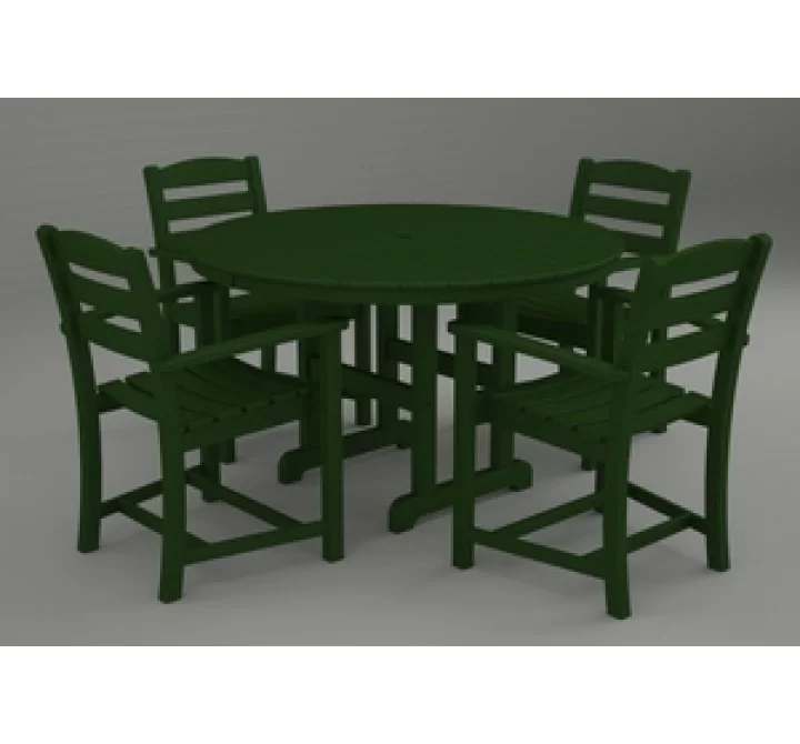Poly-Wood La Casa 5-Pc. Dining Set in Green