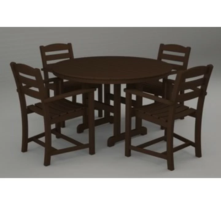 Poly-Wood La Casa 5-Pc. Dining Set in Mahoganyar