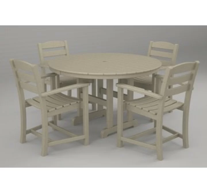 Poly-Wood La Casa 5-Pc. Dining Set in Sand