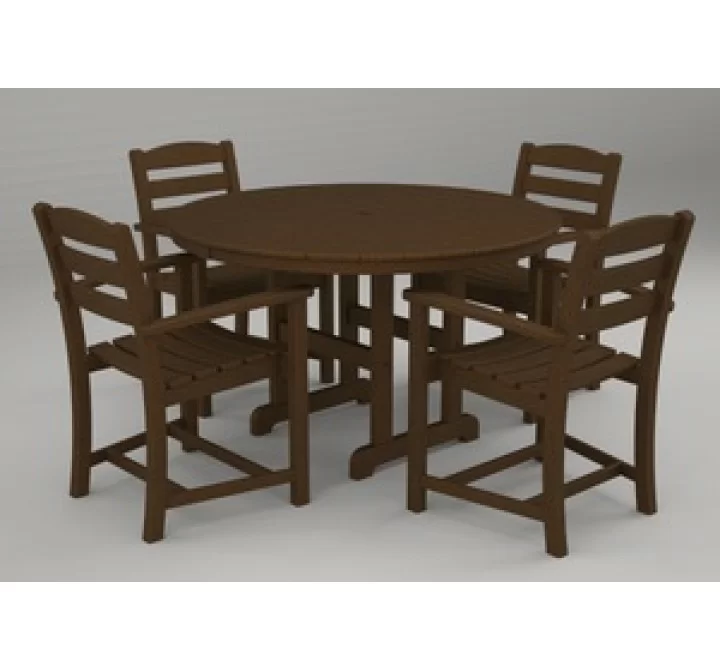 Poly-Wood La Casa 5-Pc. Dining Set in Teak