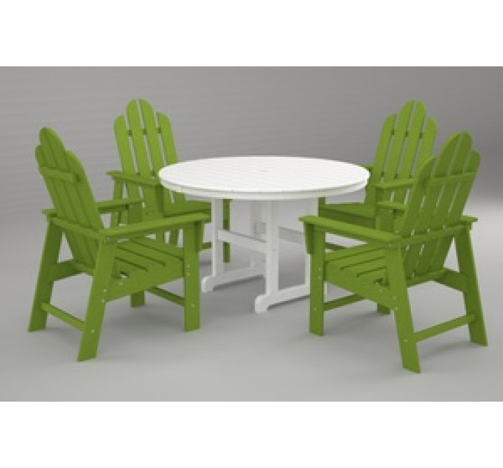 Poly-Wood Long Island 5-Pc. Dining Set in Lime