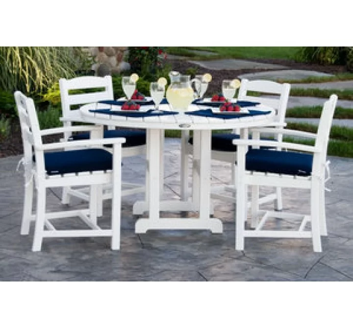 POLYWOOD¨ La Casa Cafe 5-Piece Dining Set with Cushions
