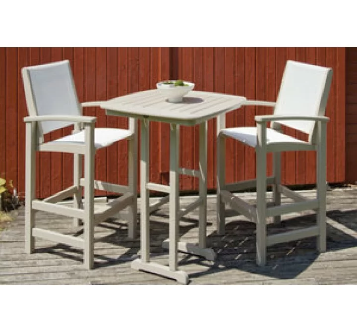 Polywood Coastal 3-Piece Bar Set