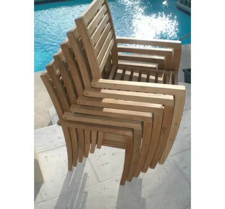 Royal Teak Avant Stacking Chair
