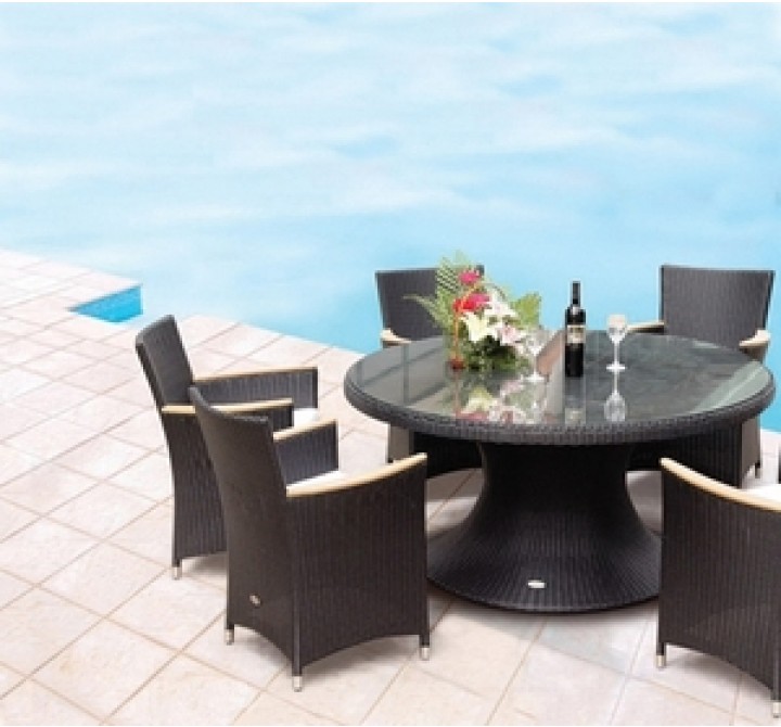 Royal Teak Helena Chair Black - Set of 2