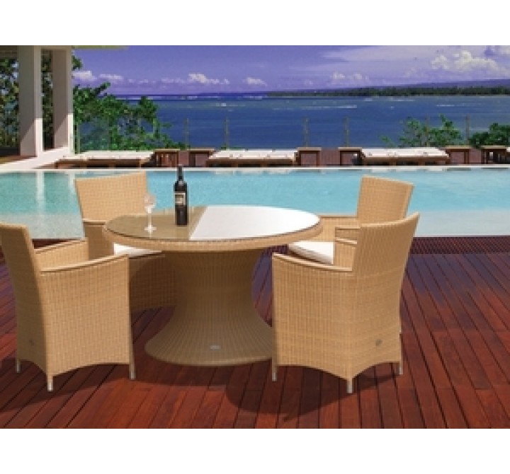 Royal Teak Helena Chair Honey Lifetyle
