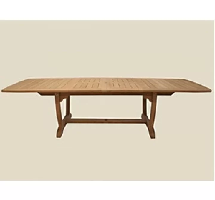 Royal Teak 84/102/120" Gala Expansion Table - Double Leaf