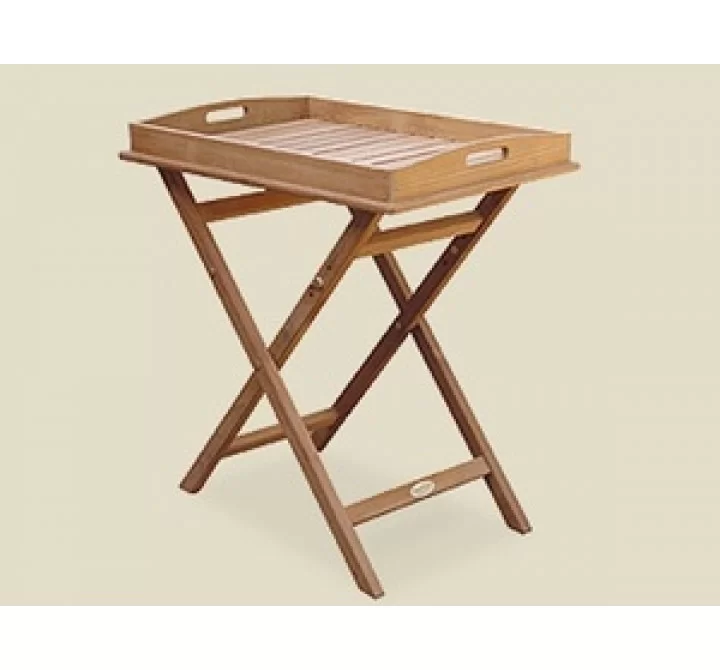 Royal Teak Tray on Stand