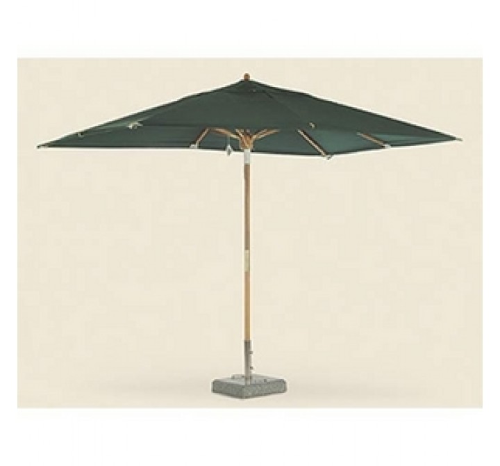 Royal Teak 10' Deluxe Umbrella - Granite