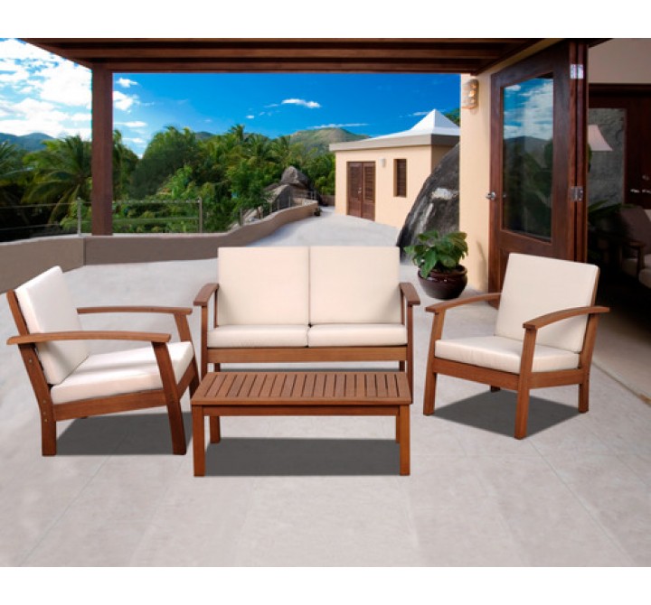 International Home Miami Amazonia Murano 4 pc Conversation Set