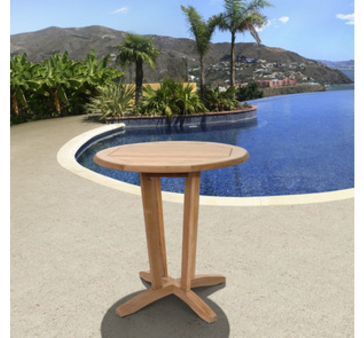 International Home Miami Amazonia Teak Nile Teak Round Table