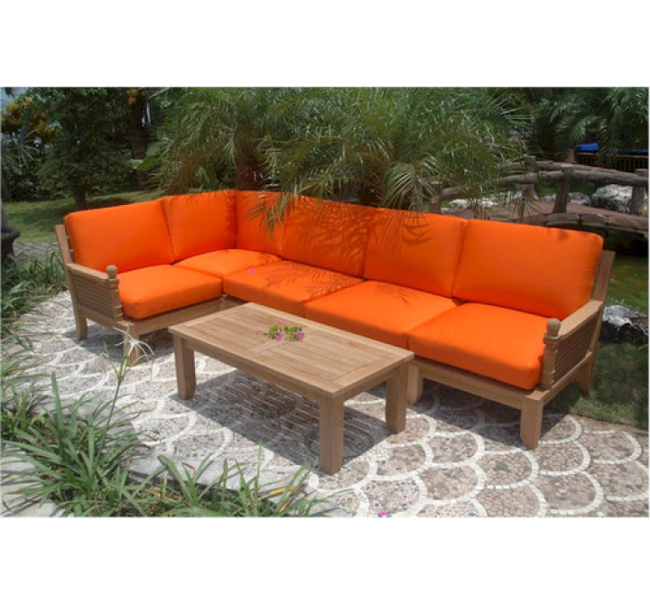 Anderson Teak Luxe 6-Piece Modular Set