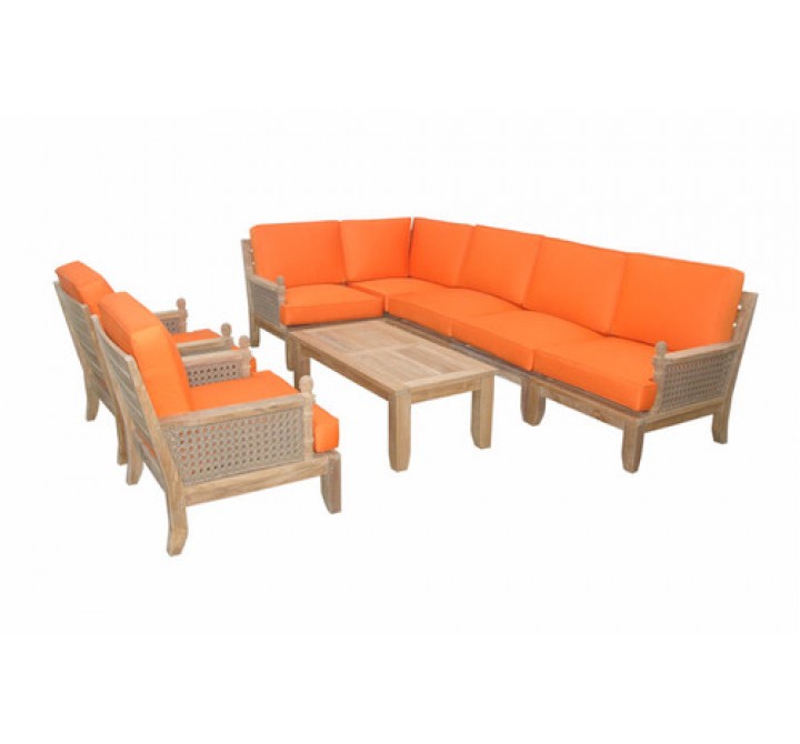 Anderson Teak Luxe 8-Piece Modular Set