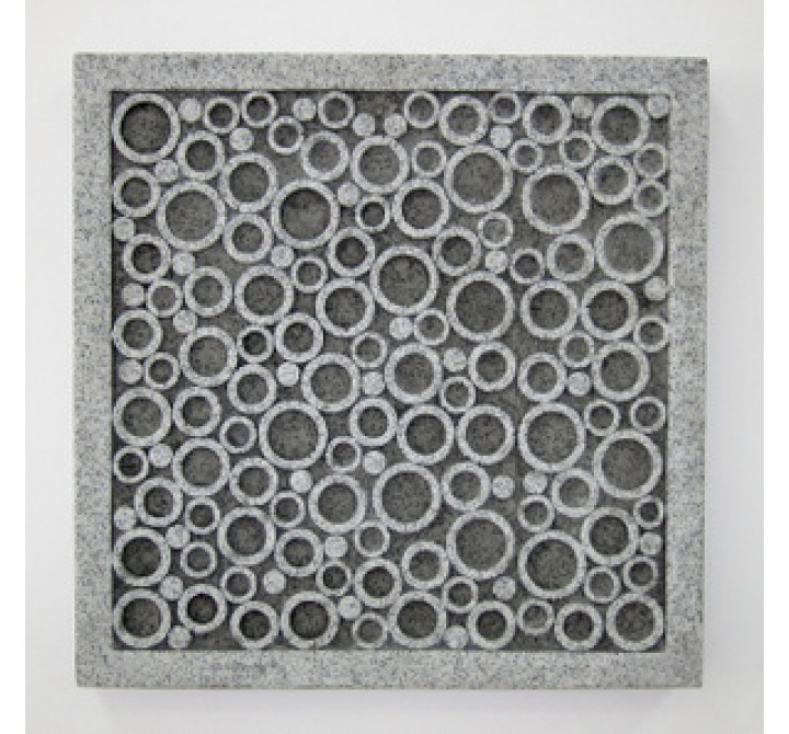 Screen Gems Sandstone Square Wall Decor With Bubbles - Set of 2