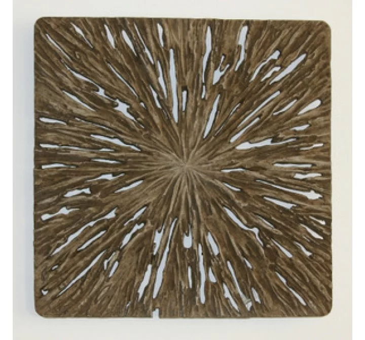 Screen Gems Square Rotten Wood Wall Art - Set of 2