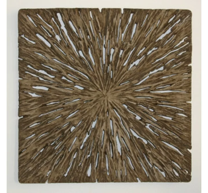 Screen Gems Square Rotten Wood Wall Art - Set of 2