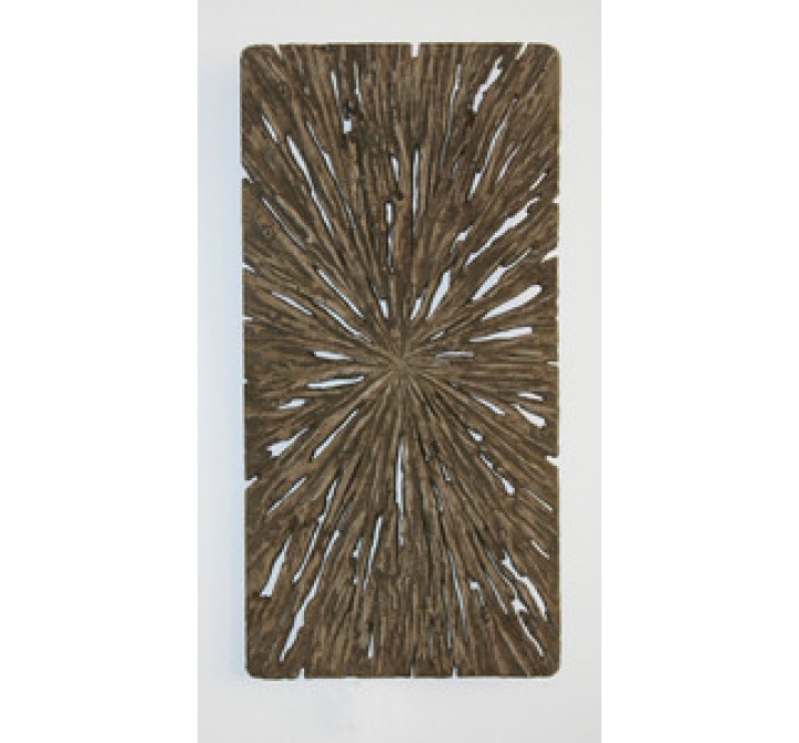 Screen Gems 12" Long Square Rotten Wood Wall Art - Set of 2