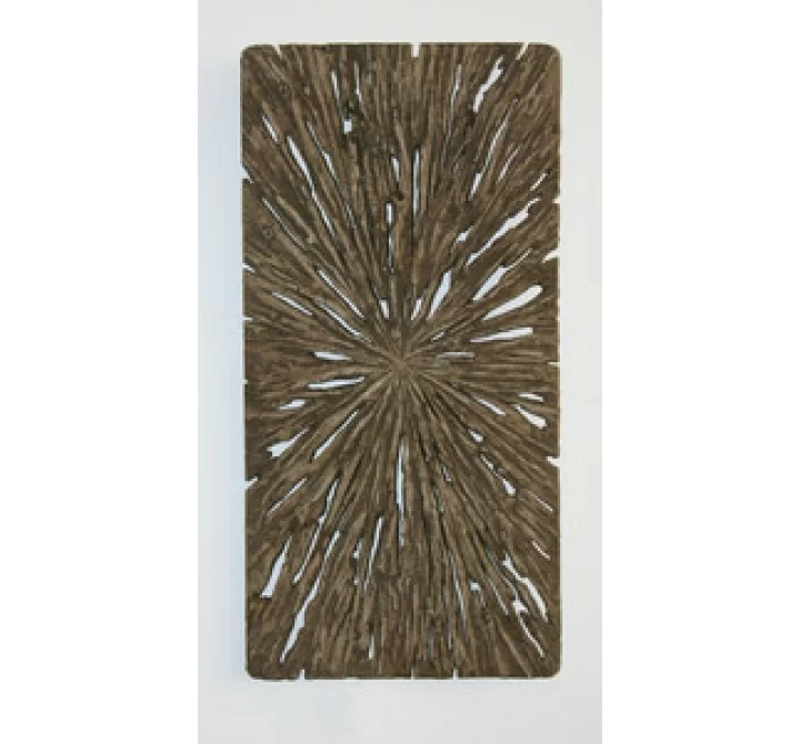 Screen Gems 12" Long Square Rotten Wood Wall Art - Set of 2