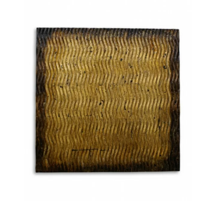Screen Gems Metallic S Pattern Brown Wall Art