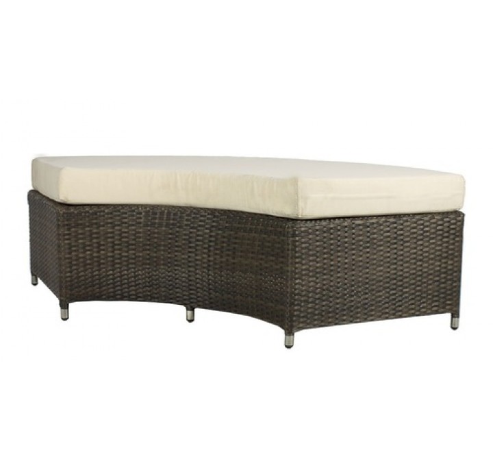 Source Outdoor Circa 1/4 Round Backless Bench