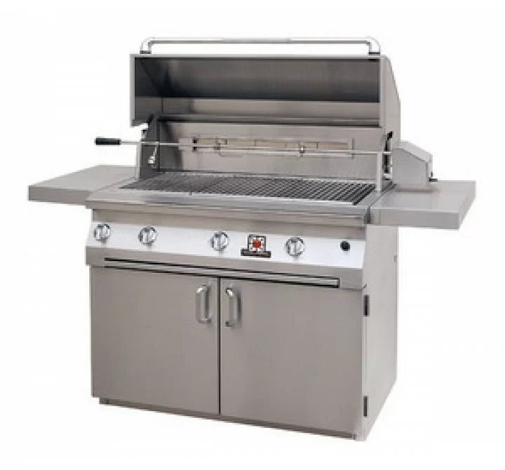 Solaire 42" Infrared Premium Cart Grill with Rotiss