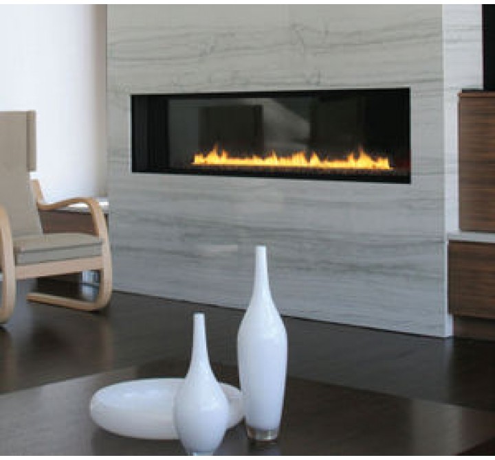 Woodbridge Fireplace - Fire Ribbon Direct Vent 6 ft  WIth Mandatory Safety Screen 