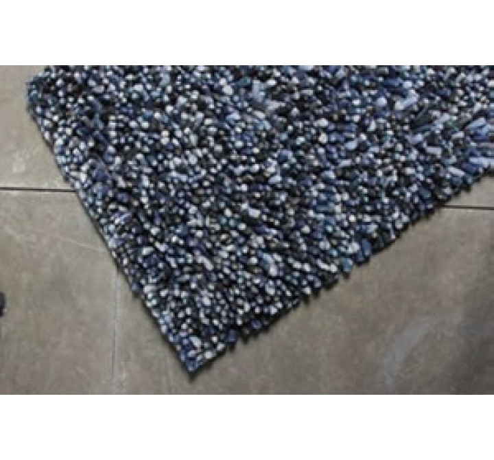 TrueModern Lil Wooly Rug- Blues