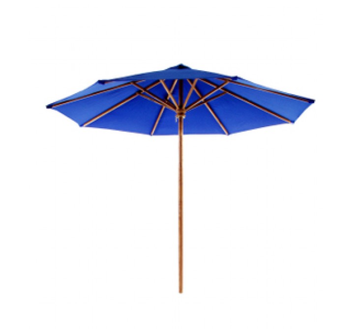 Teak Furniture Umbrella - Blue