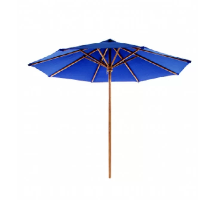 Teak Furniture Umbrella - Blue