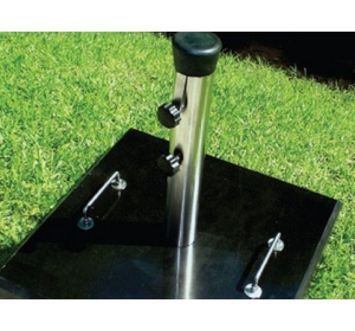Royal Teak Umbrella Foot - Black Granite