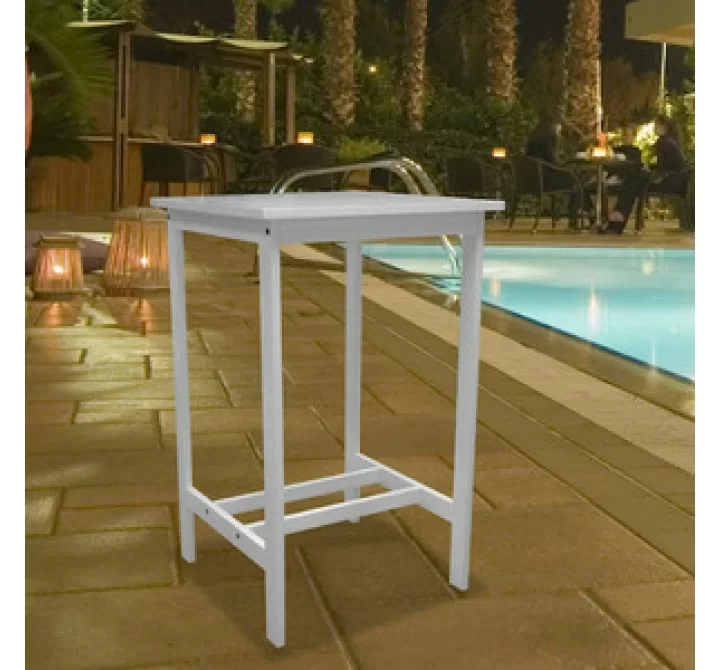 Vifah Modern Patio Bradley Outdoor Wood Bar Table