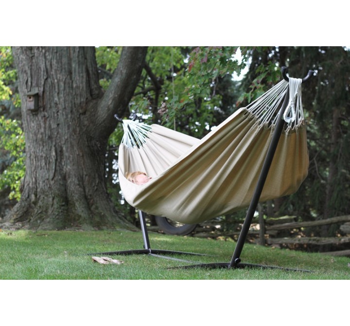 Vivere Brazilian Sunbrella Hammock - Double (Sand)