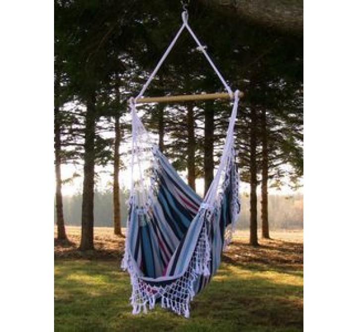 Vivere Brazilian Style Hammock Chair in Denim