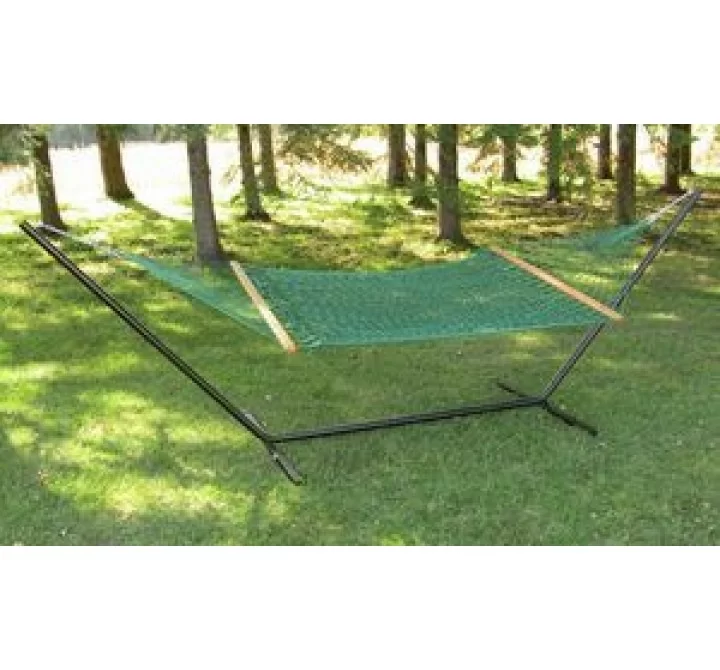 Vivere Polyester Rope Hammock - Double in Forest