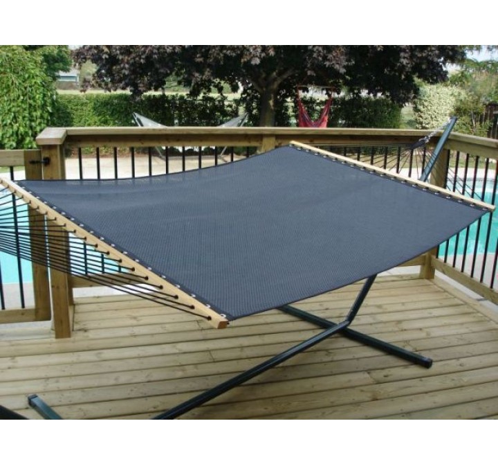 Vivere Poolside Hammock - Double in Taupe Fabric