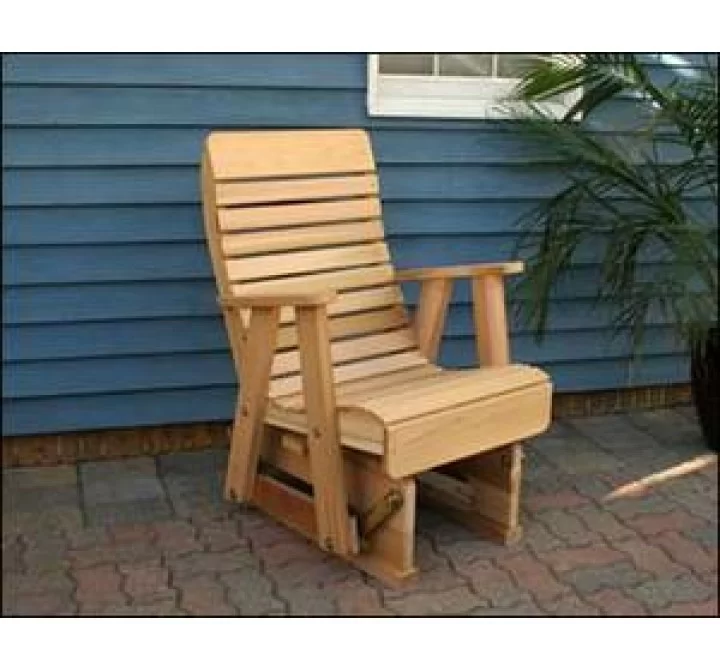 Creekvine Designs 2-Ft Cedar Twin Ponds Rocking Glider